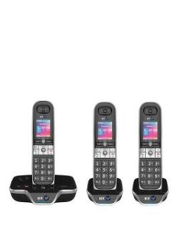 Bt 8600 Trio Telephone Pack With Answer Machine And Advanced Callblocker